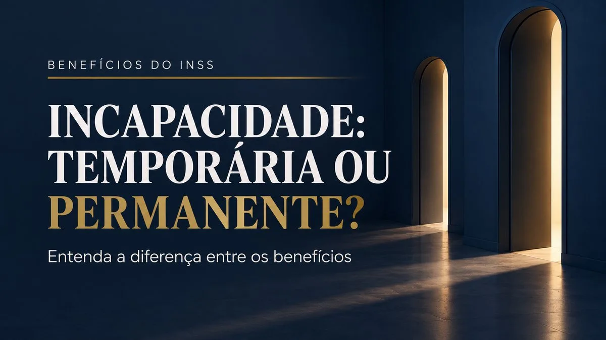 Imagem ilustrativa do artigo Auxílio por incapacidade temporária e aposentadoria por incapacidade permanente: qual a diferença?