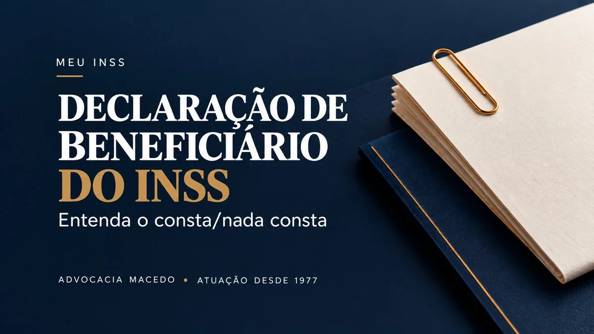 Imagem ilustrativa do artigo Declaração de beneficiário do INSS: o que comprova e como emitir